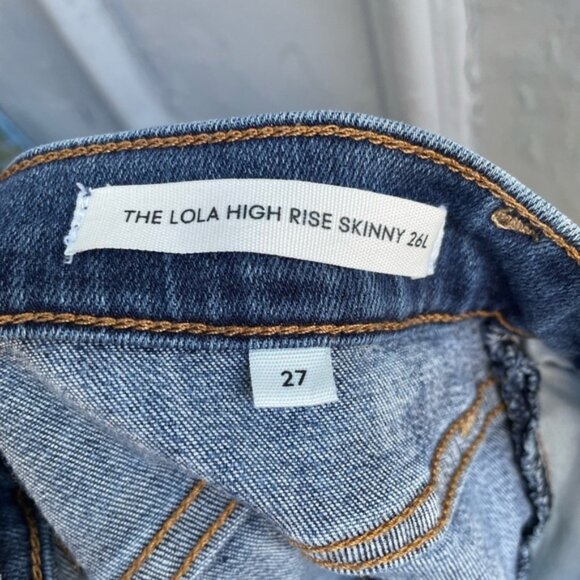 Denim Forum The Lola High Rise Skinny, size 27 - Picture 10 of 11